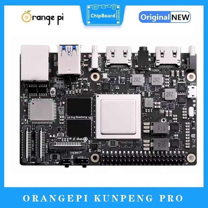 

OrangePi Kunpeng Pro макетная плата Kunpeng 8 топов вычислительная мощность поддерживает две предварительно установленные системы 4K