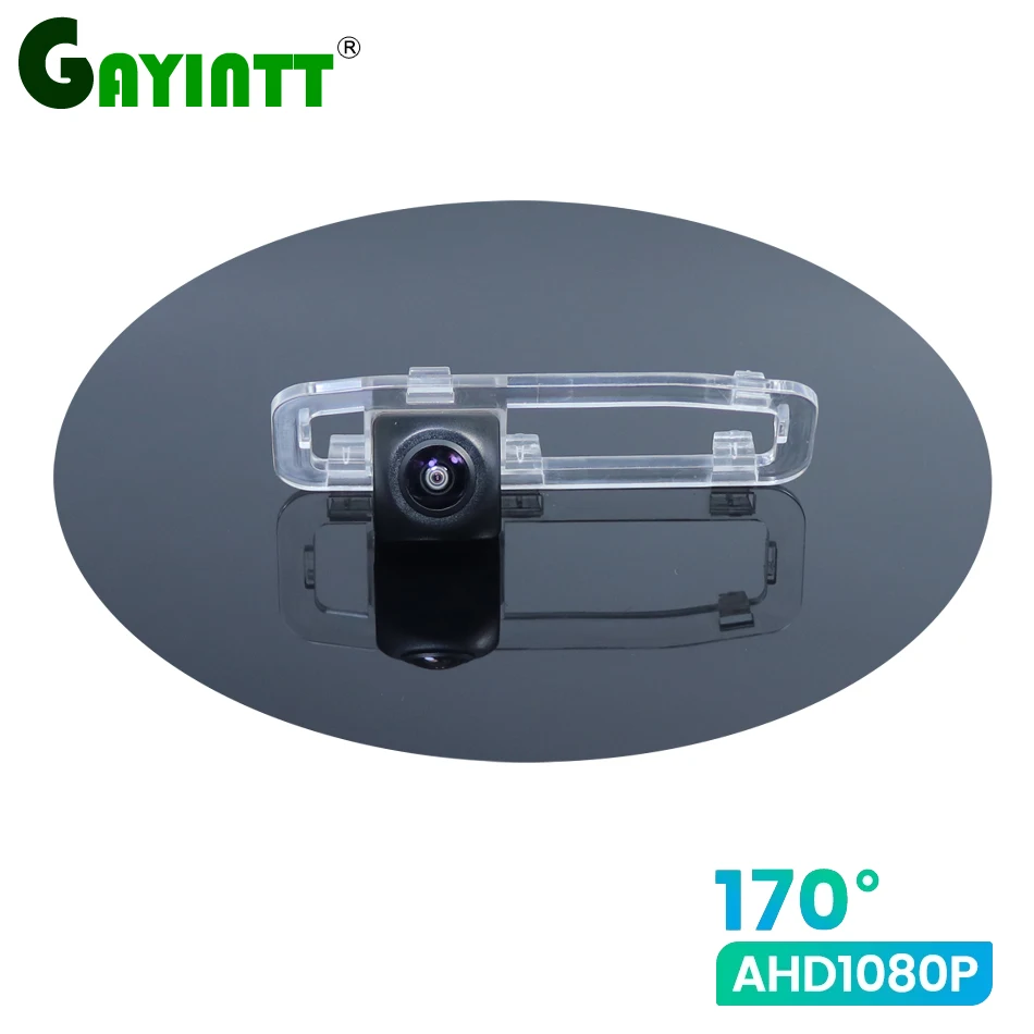 

GAYINTT 170 Degree 1080P AHD HD Car parking backup Camera for Kia RIO Firm Installation in Number Plate Light Hole