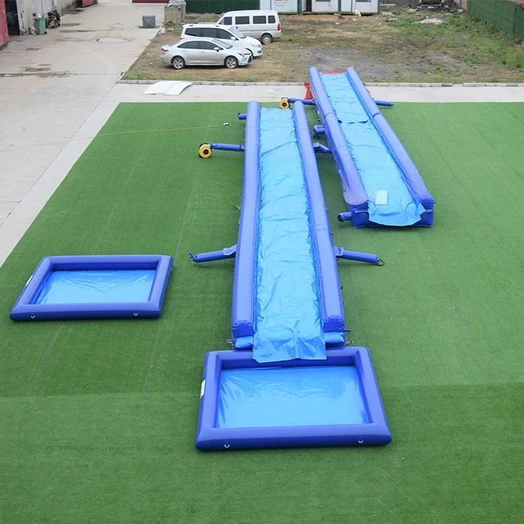 

Party slip and Slide Giant Inflatable Slip N Slide with Pool Blue Commercial Water Slip Adults Custom Water Slide for Sale
