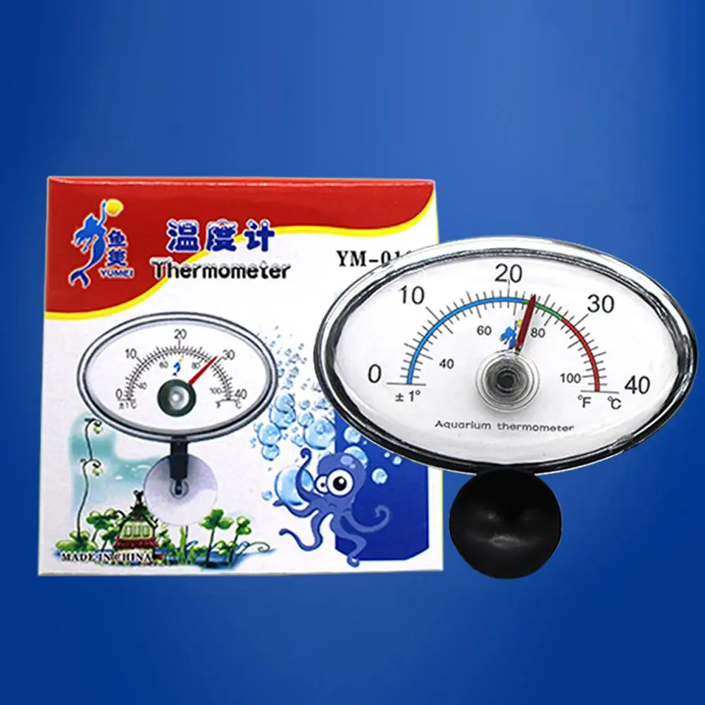 Puntero de termómetro ultrasónico, medidor de temperatura de tanque de peces de acuario de alta precisión con ventosas, accesorios
