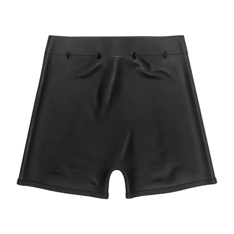 Plus Size Full Silicone Swim Trunks Briefs Quick Dry Protection Women Men Beach Trunks Spring Swimming Underwear Fit Lightweight
