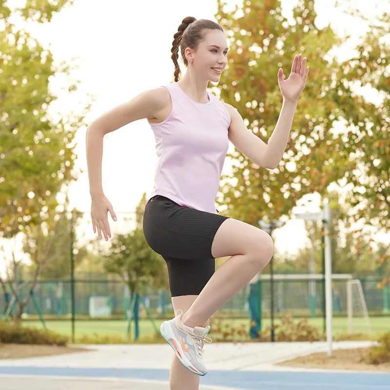 Camiseta deportiva sin mangas para mujer, camisa de secado rápido para entrenamiento, ropa de promoción, chaleco atlético para correr