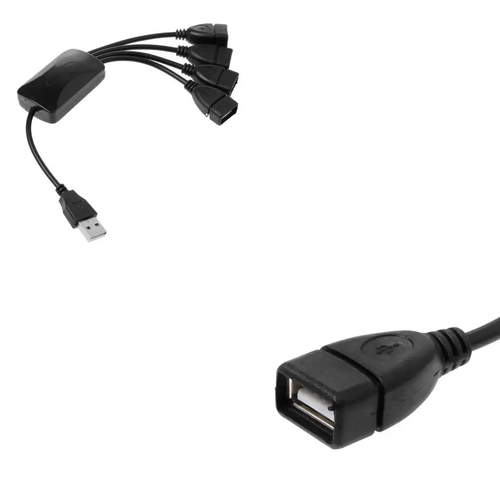 USB 2.0 HUB Convert Usb Port to 4 Usb 2.0 Ports for Laptop Desktop Computer