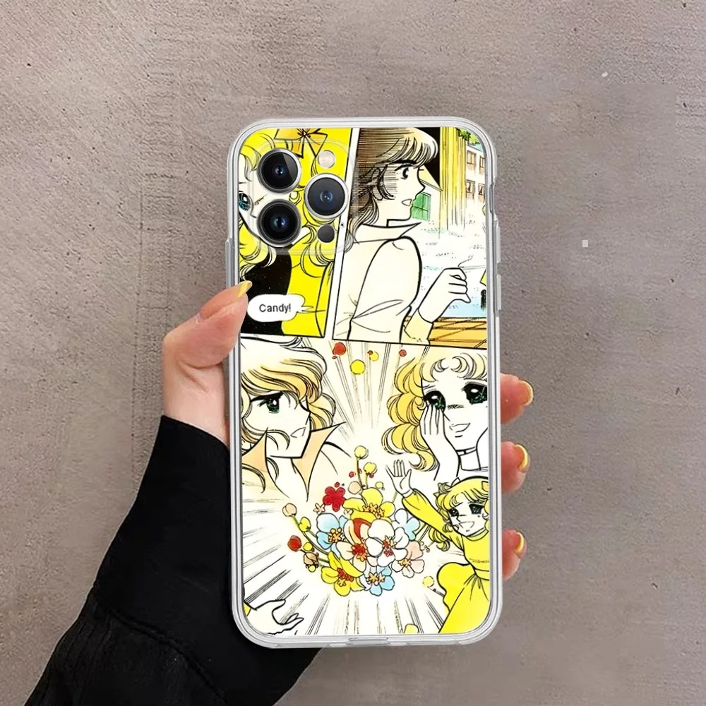 Custodia per iphone Anime Manga Candy per iPhone 15 14 11 12 13 Mini Pro XS Max Cover 6 7 8 Plus X XR SE 2020 Funda Shell