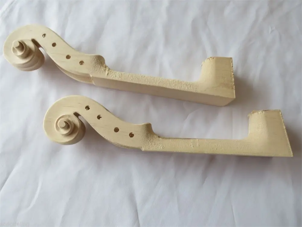 2pcs Top quality hand carved maple white viola neck 16