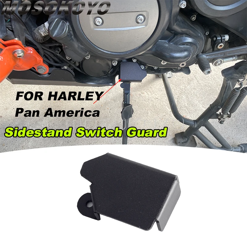 Motorcycle Sidestand Side Stand Switch Protector Guard Cover Cap For Harley Pan America 1250 RA1250 RA1250S 2021-26 Accessories