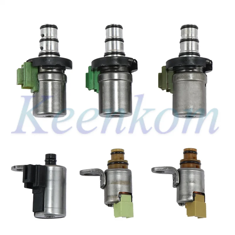 6PC Transmission Shift Solenoid Valves 4F27E 48420K-R For Ford Focus For Mazda 2 3 5 6 CX-7 48420KR D46950 D48421A