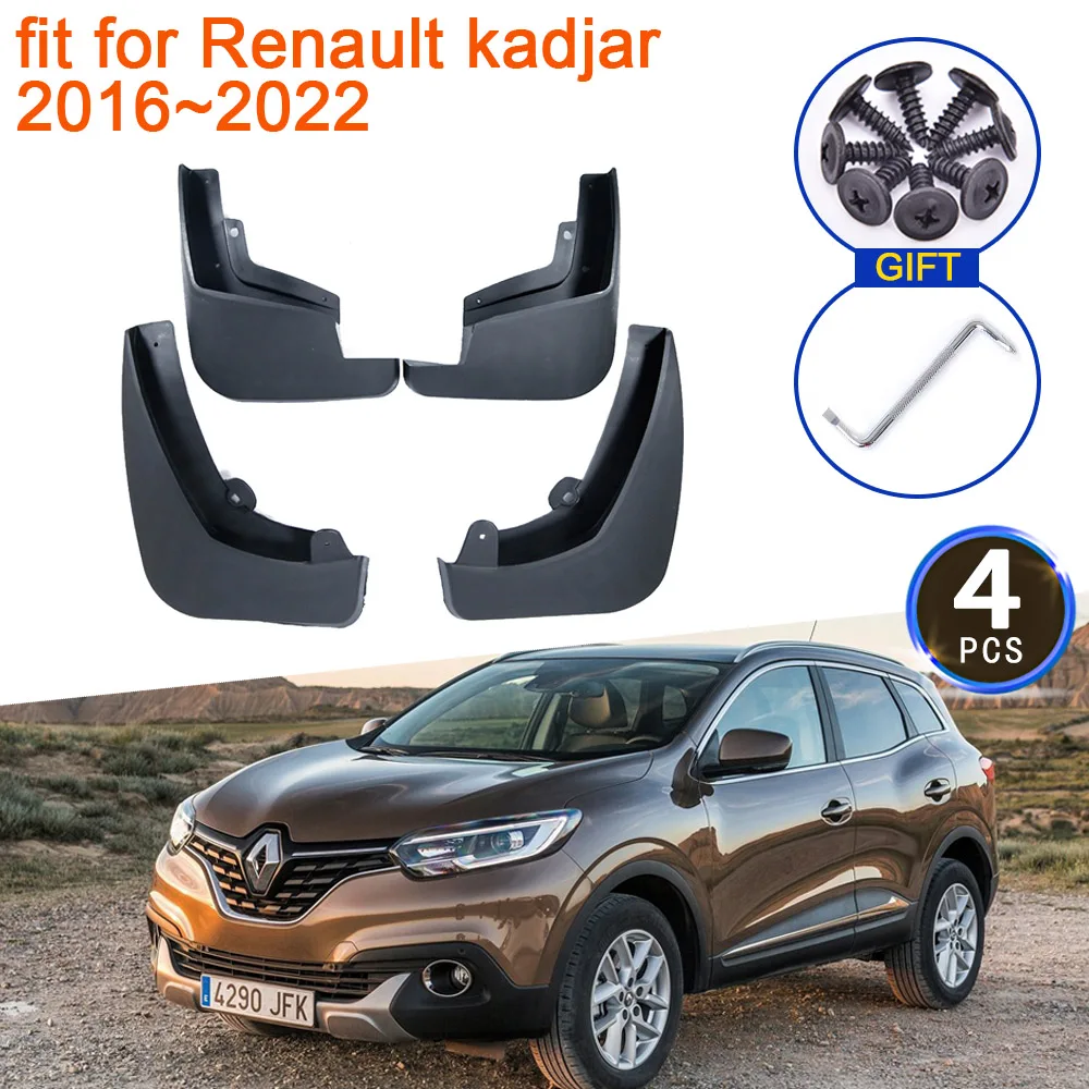 

For Renault Kadjar 2016 2017 2018 2019 2020 2021 2022 Mud Guard Front Wheel Splash Guards Fender Flaps Car Stying Accessories