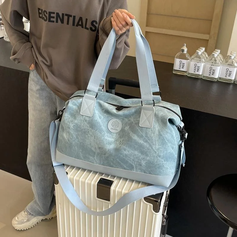 

New Large Capaci ort Trip Travel Bag Women Lightweight Portable Hand Lage Bag Men Fitn Crossbody Bag for Busin T...