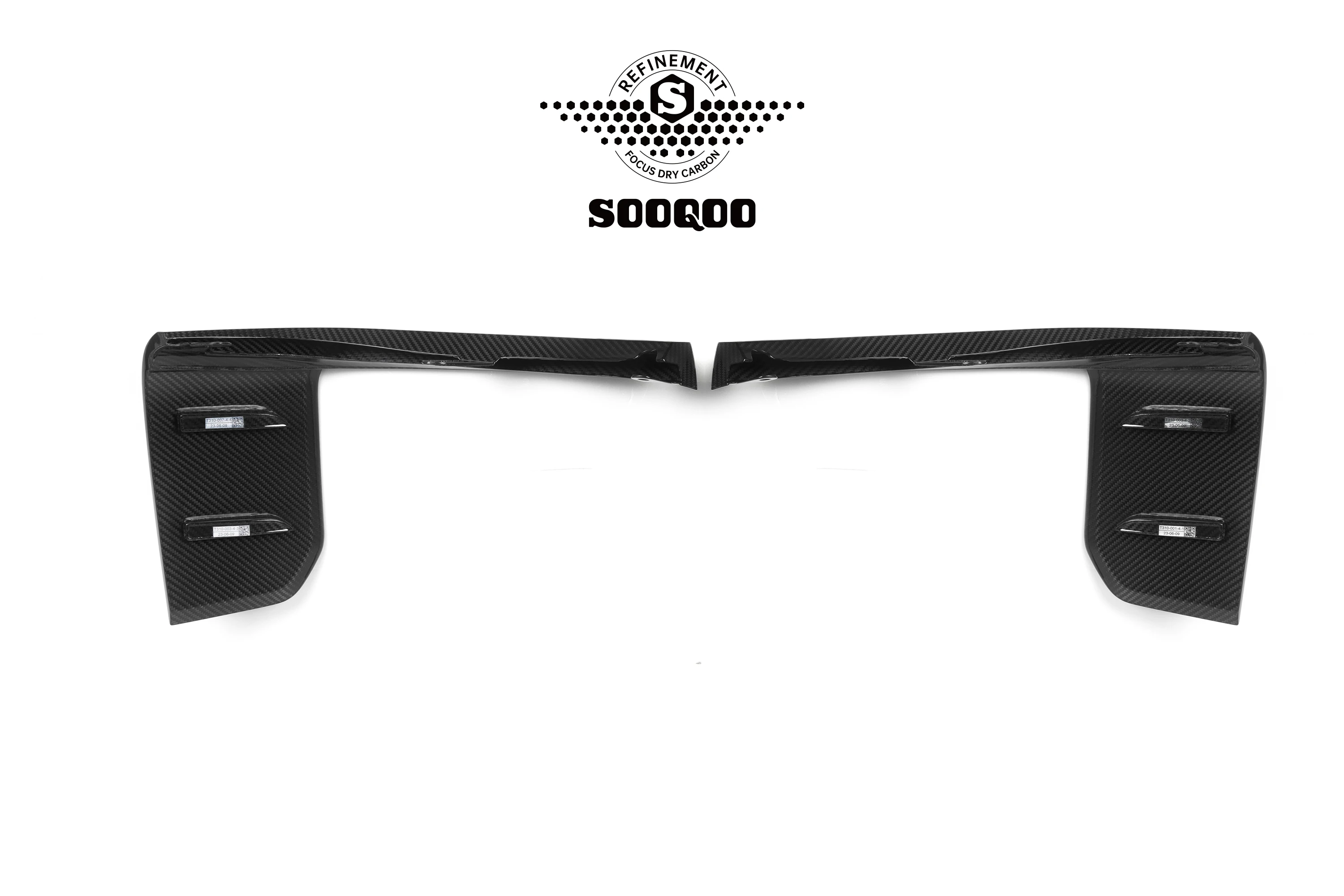 Per fibra di carbonio a secco M2 G87 labbro anteriore M Performance parte auto in fibra di carbonio a secco BMW M2 G87 2023-IN