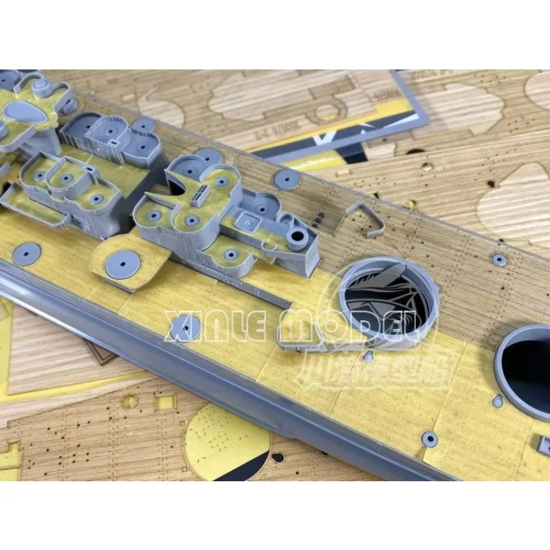 

Chuanyu CY350076 1/350 Louisiana Wood Deck + Full Boat Cover ，for Veryfire VF350914DIY