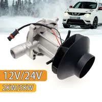 12V/24V Blower Motor For Eberspacher 2KW 5KW For Parking Heater Big Leaf Assembly Combustion Air Fan Car Air Heater Accessories