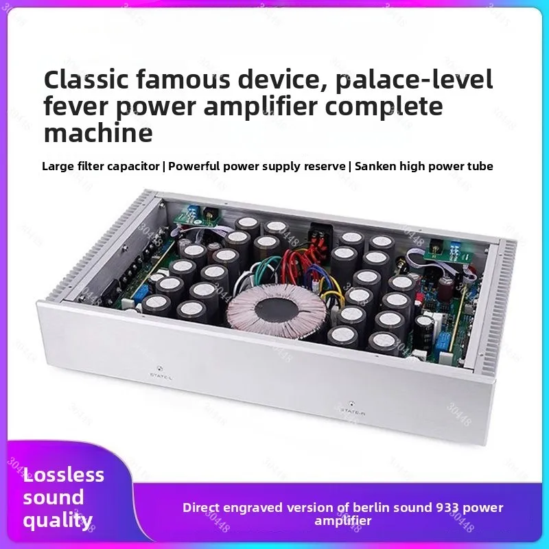 

New HiFi Power Amplifier High Fidelity Home Audio AB Class Pure Power Amplifier Direct Engraving 933 Circuit