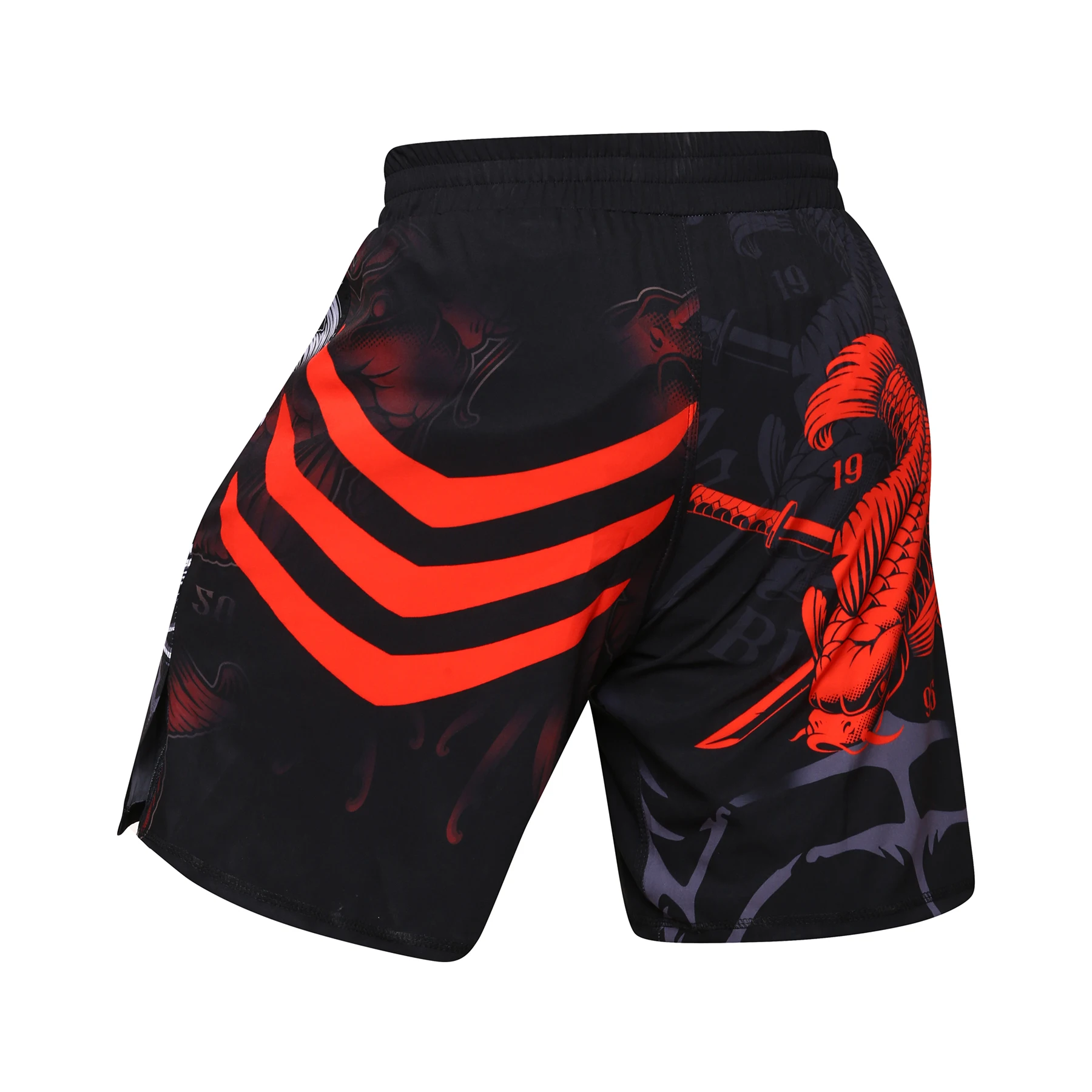 Cody Digital Print Men Figtwear Quickly Dry MMA Combat jiu jitsu Shorts Bjj Grappling Boxing Pants Nylon Running Shorts