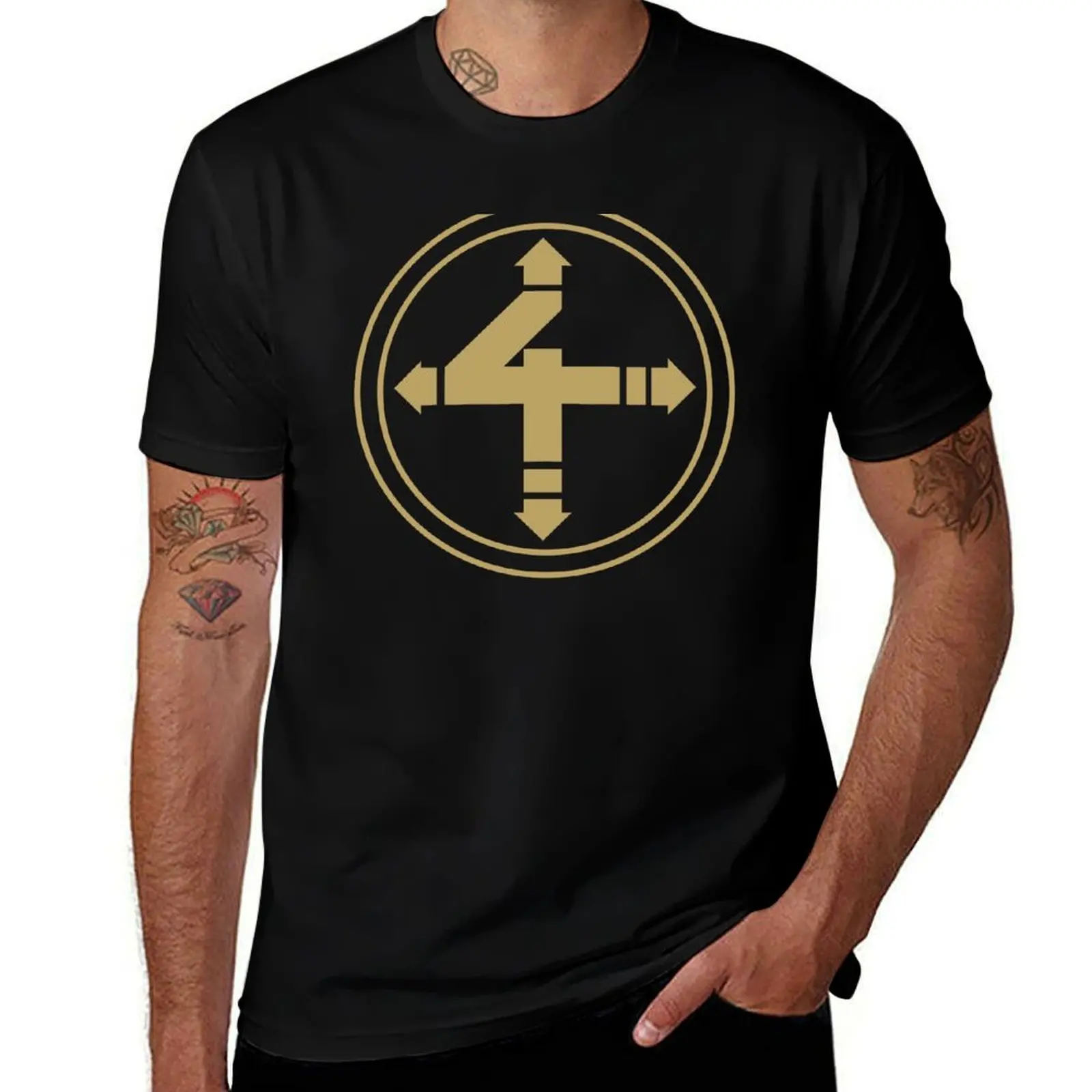 DIE FANTASTISCHEN VIER BAND T-Shirt Casual Trendy Short Sleeve T-Shirt