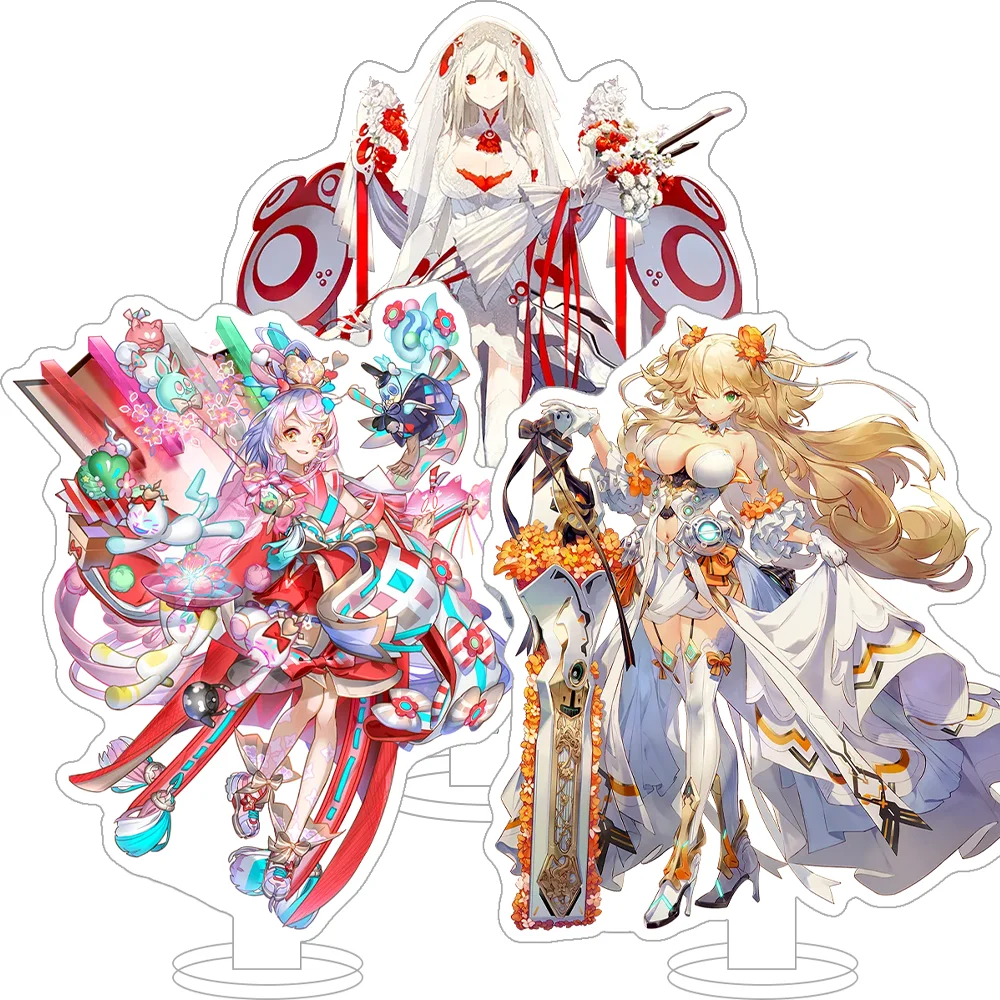 CHUNITHM Yumi Hara Chunithm Penguin DJ Raisei Utakata no sekai de Shiro Hecate Beatrix Acrylic Stand Desktop Decor anime goods