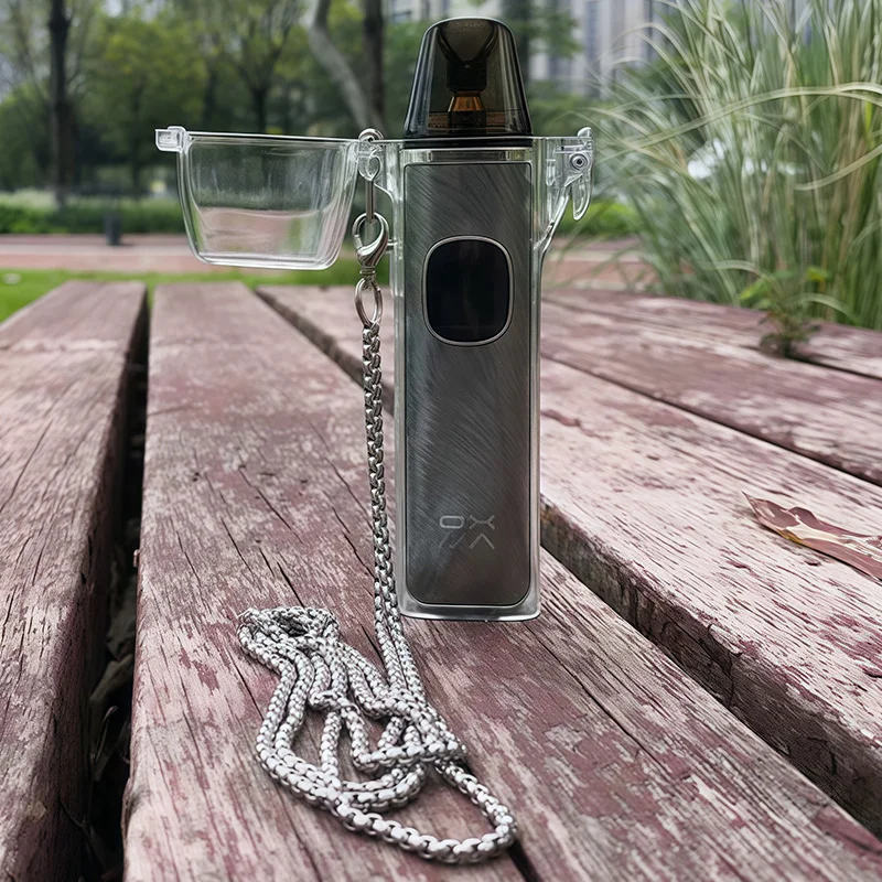 Custodia rigida pop-up protettiva trasparente con cordino portatile per OXVA Xlim Pro/Xlim Pro 2 Vape Vaper Electronico
