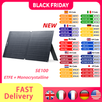 ALLPOWERS SE100 100W Solar Panel IP68 Waterproof Monocrystalline ETFE Foldable Solar Panel for Portable Power Station Outdoor RV