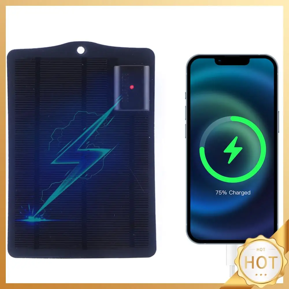 خلايا كهرضوئية تعمل بالألواح الشمسية USB ، شاحن بطارية شمسية مقاوم للماء ، شاحن شمسي يدوي الصنع لـ * 5V ، * x * * 25 ، * * W ، 5V