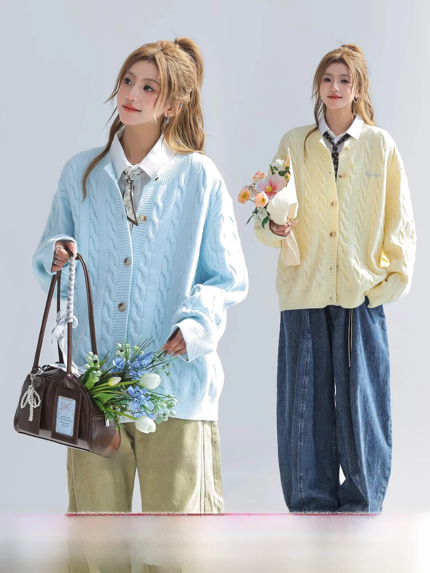 

Свободный женский вязаный кардиган с бахромой, мягкий, теплый, повседневный, с длинными рукавами, модная верхняя одежда для весны