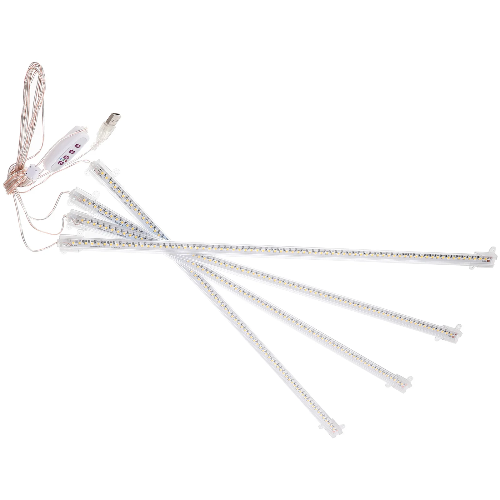 Indoor Plant Growth Lights Full LED Grow Light Strip Multiple Power Sources Durable Easy Installation Various Modes
