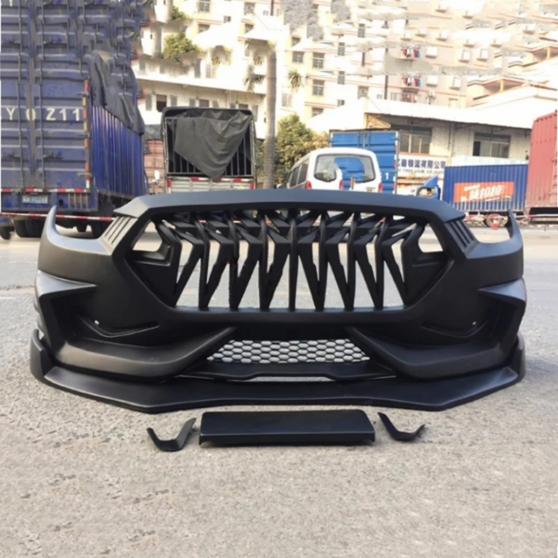 

New Style Front Bumper Front Shovel DRL for Ford Mustang 2015-2019 Modified Surround Body Kit Car Accessories