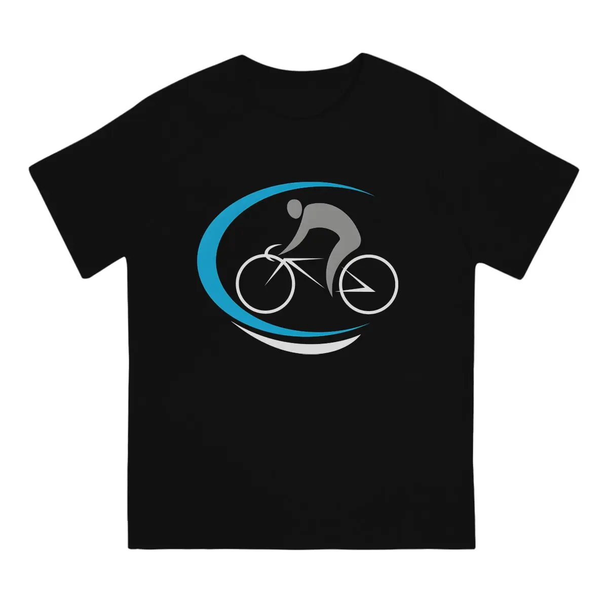 Go Ride Your Bicycle White Man's TShirt Cycologist Bicycle O Neck Short Sleeve Fabric T Shirt Funny Top Quality Birthday Gifts