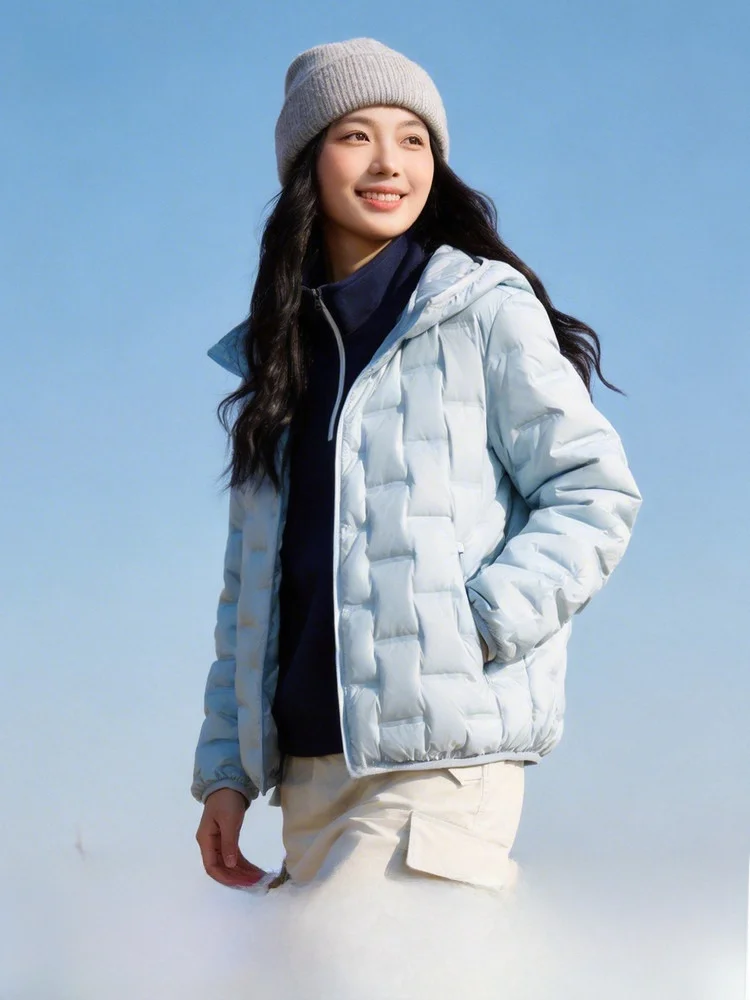 

Модная женская короткая пуховая куртка SNOWFLING 2026: Новинка весенней коллекции, легкая, теплая, комфортная, повседневная пуховая куртка