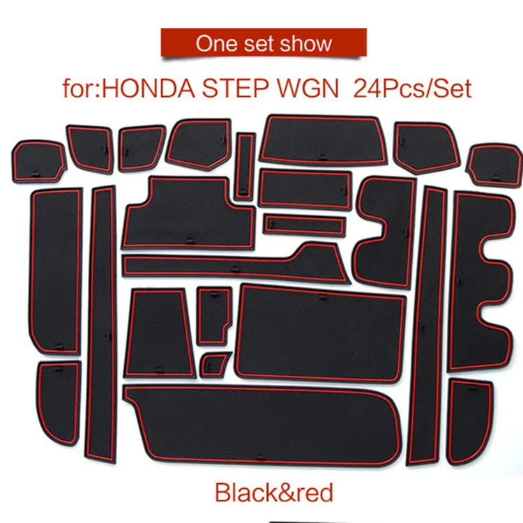 For Honda STEP WGN door groove pad, water cup pad, STEP WGN interior modification armrest box pad