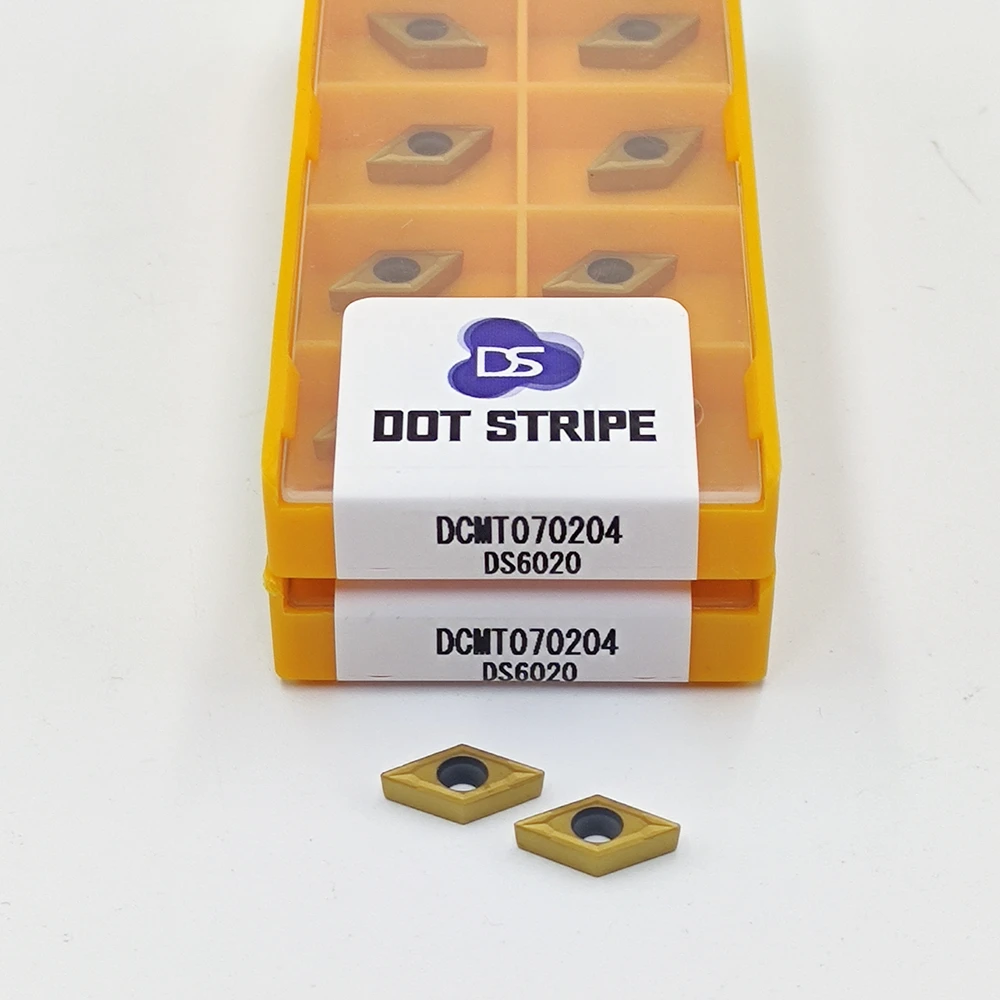 Токарный инструмент DCMT070204 DCMT070208 DCMT11T304 DCMT11T308 VP15TF UE6020 US735, токарный инструмент DCMT 070204/070208, пластины из твердого сплава
