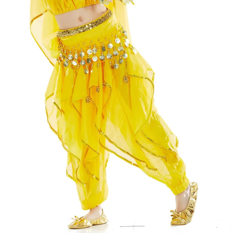 Children's rotating dance pants Children's belly dance clothing Charm stage source Factory first-hand supply