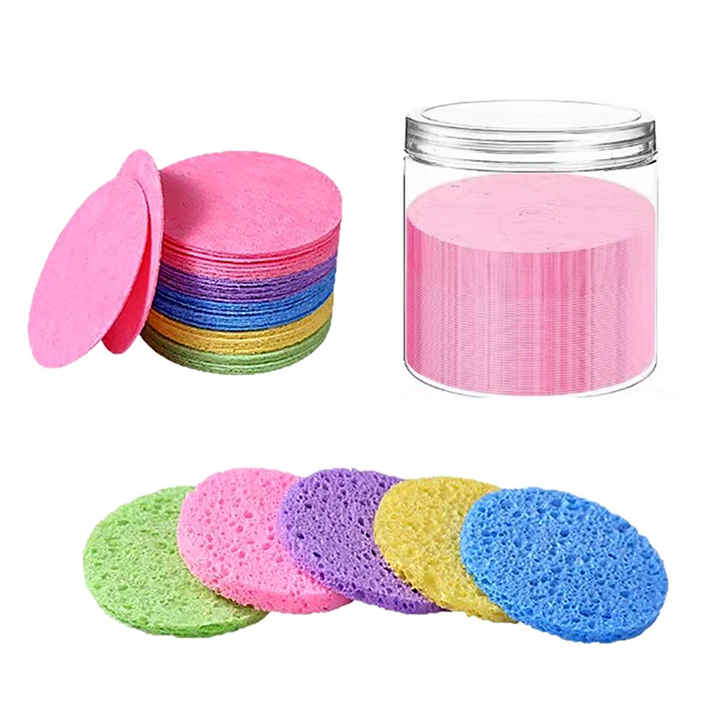 20 unids/caja esponjas faciales comprimidas esponja cosmética para hidroterapia almohadillas faciales de Spa para limpieza diaria eliminación de maquillaje exfoliación