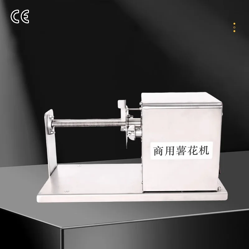 آلة زهرة البطاطس الفاكهة الخضار القطاعة شريحة دوارة آلة البطاطس صانع القطع الدوارة آلة البطاطس المقلية تورنادو