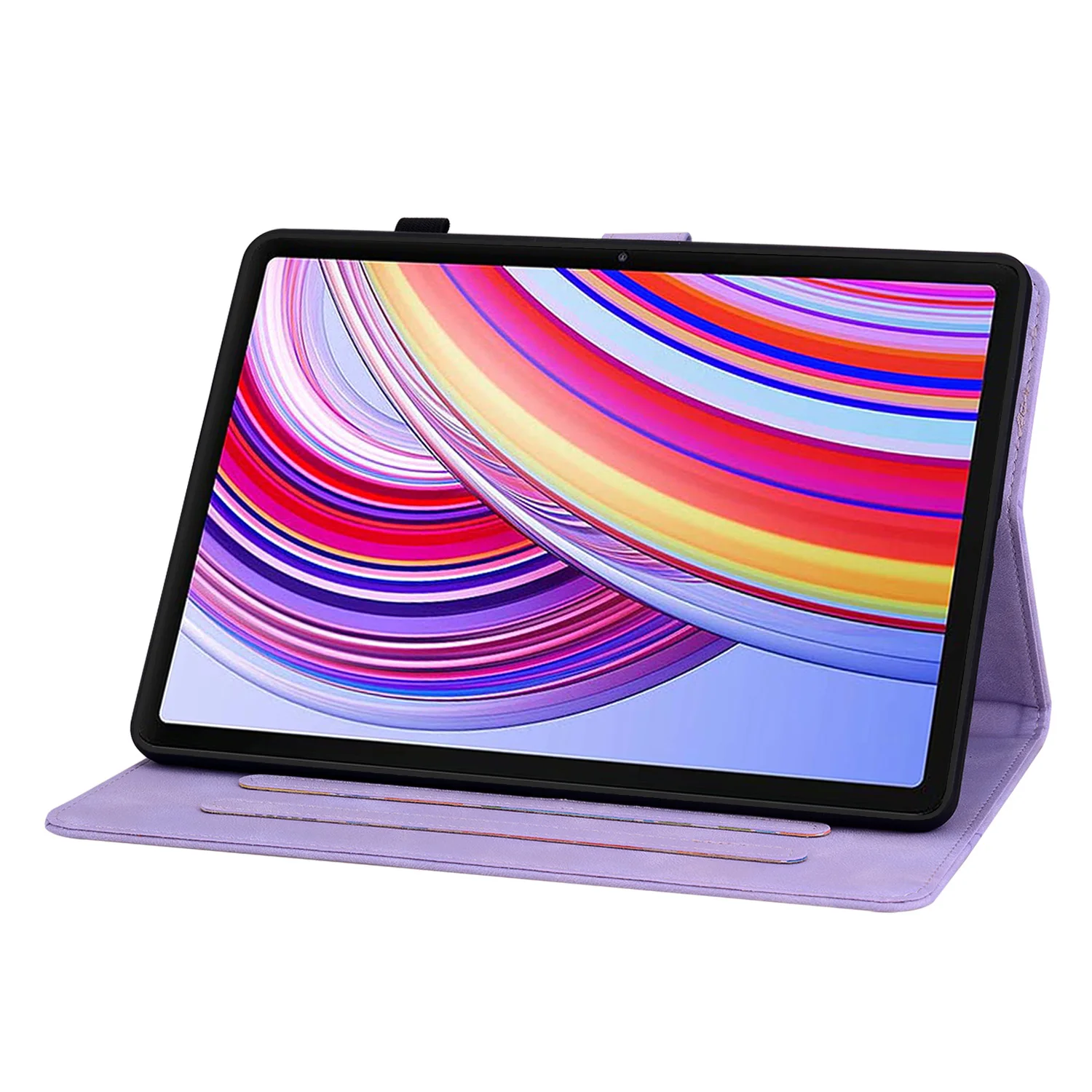 Capa luxuosa de couro pu universal para xiaomi poco pad 2405cpcfbg redmi pad pro 2024 12.1 polegadas 2405crpfdc capa com suporte ajustável