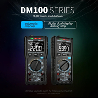 10000 Counts Multitester DM100C Tester HFETriode Square Wave Multimeter Voltmeter Meter10A Current professional electrician tool