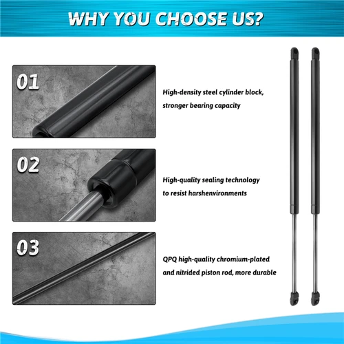 Imagen 2 del producto 2 unids/set para Toyota 4Runner SUV 2010 2011 2012 2013 2014 2015-2023 maletero trasero de coche soportes de Gas accesorios de soporte de elevación