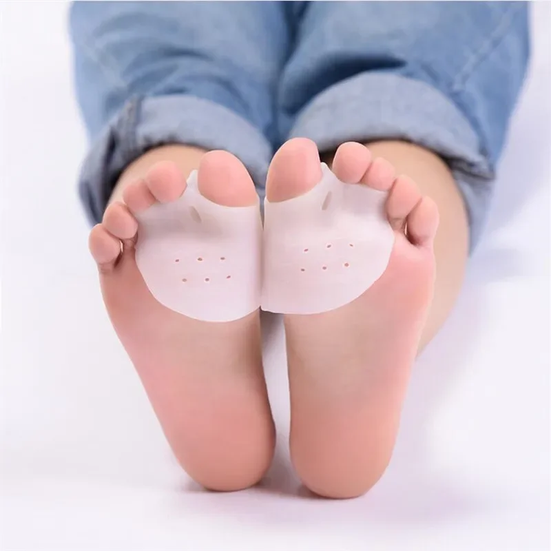 2Pcs Gel Foot Care Tool Bunion Corrector Bone Big Toe Protector Hallux Valgus Straightener Toe Spreader Pedicure Corrector Hallu