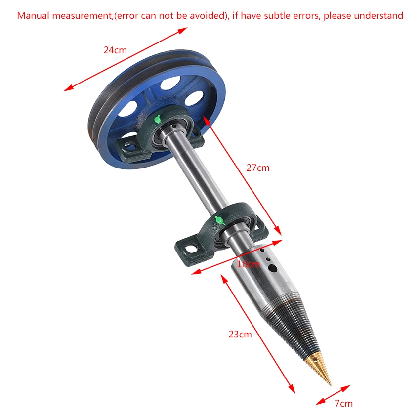 Imagem -05 - Terno Resistente Máquina de Lenha Divisor Ferramentas para Trabalhar Madeira Divisor Bit Cone Bit Casa Pequena Lenha Rachada Broca 7cm