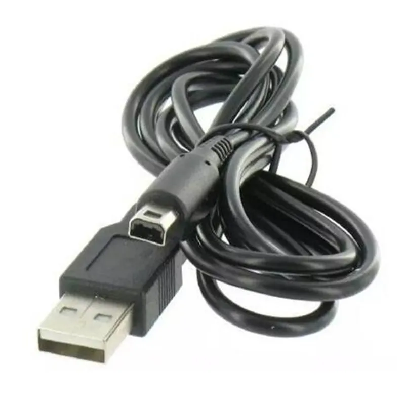 200 stks/partij 1.2m USB Charger Kabel voor Nintendo 2DS NDSI 3DS 3DSXL NIEUWE 3DS NIEUWE 3DSXL Kabel wijn Koord