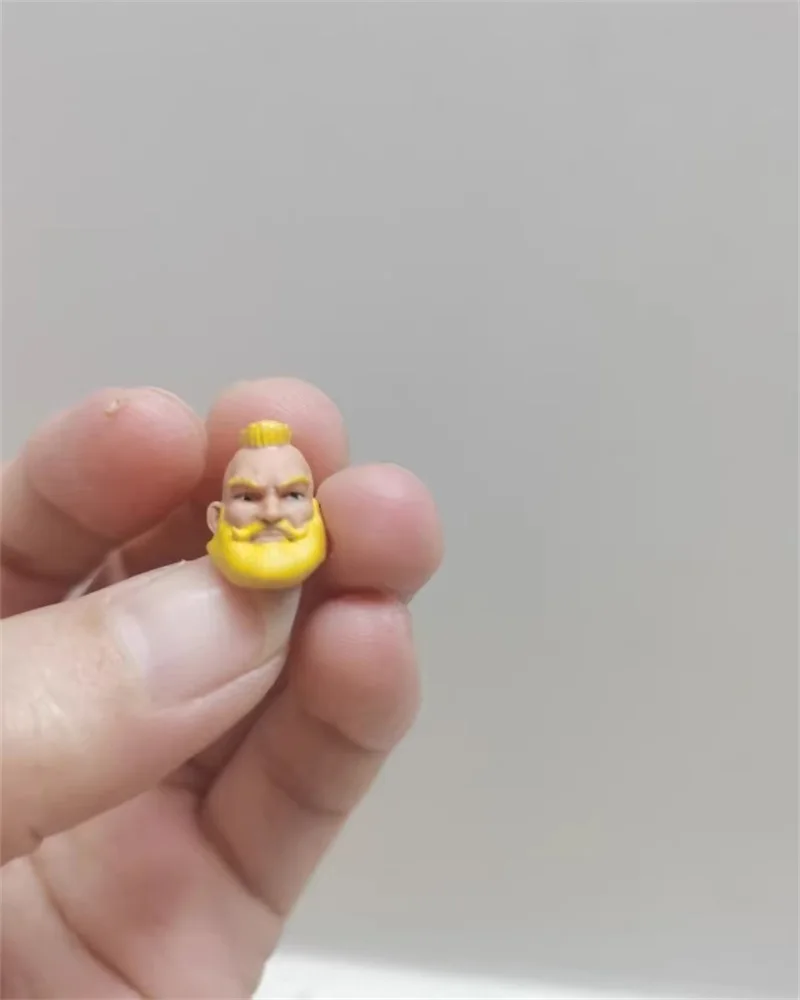 

1/18 Male Soldier ZANGIEF Head Carving Sculpture Model Toy High Quality Fit 3.75'' Action Figures Doll Body In Stock
