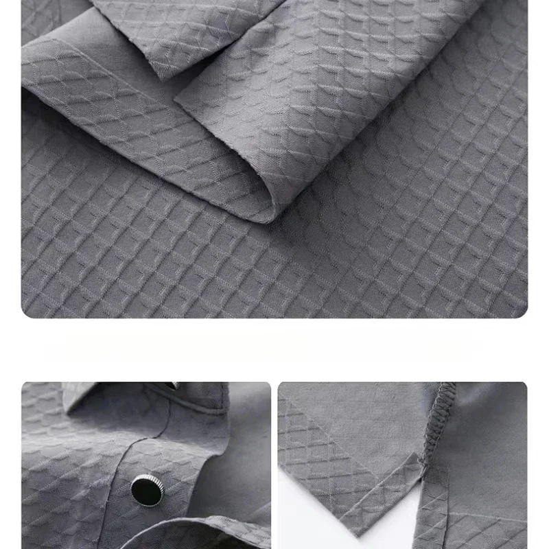 Luxury Brand Men Golf Shirt Short Sleeve Polo Shirt Business Casual T-shirt Solid Lightweight High-end Tops Men Slim Pullover