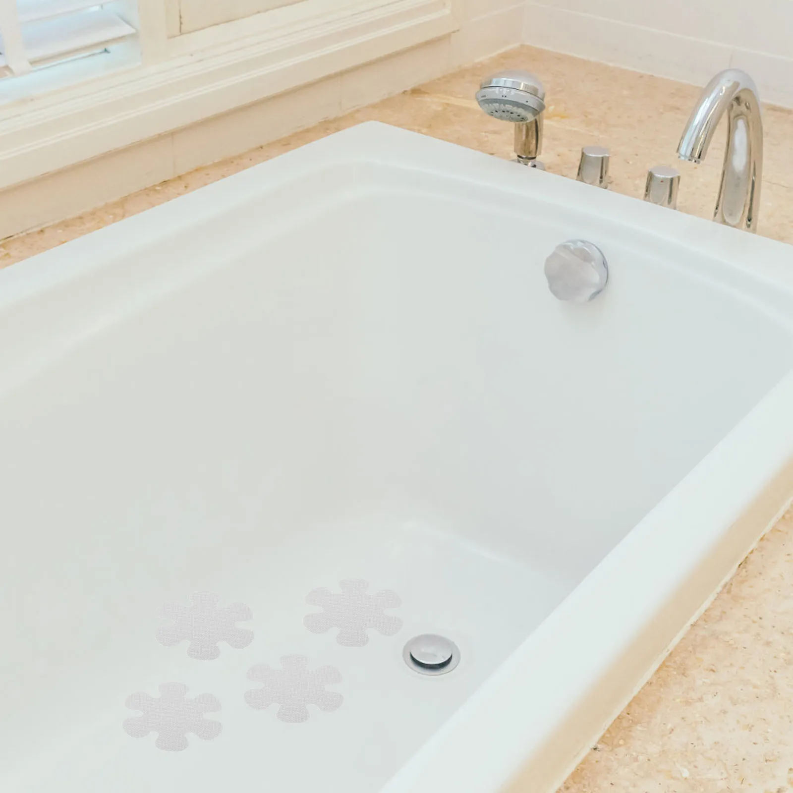 

20pcs Anti slip Stickers Transparent Decorative Tile Decals for Bath Stairs Home Accessories Non slip Floor Bathtub Shower
