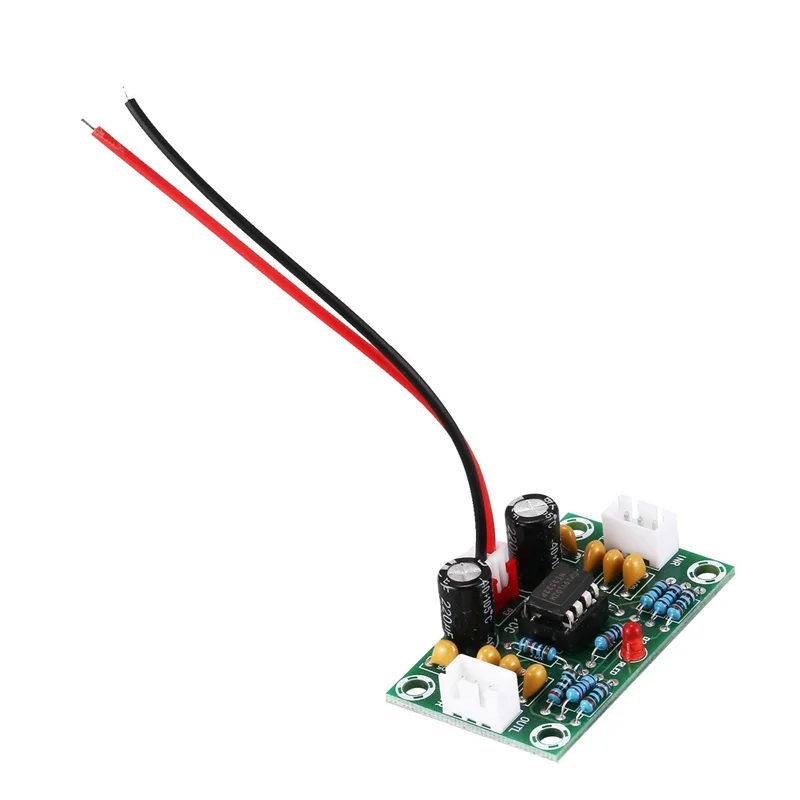 ABGI-5X Mini Preamp Op Amp Modul Amplifier Dual Channel NE5532 Preamplifier Nada Papan 5 Kali Tegangan Lebar 12-30V