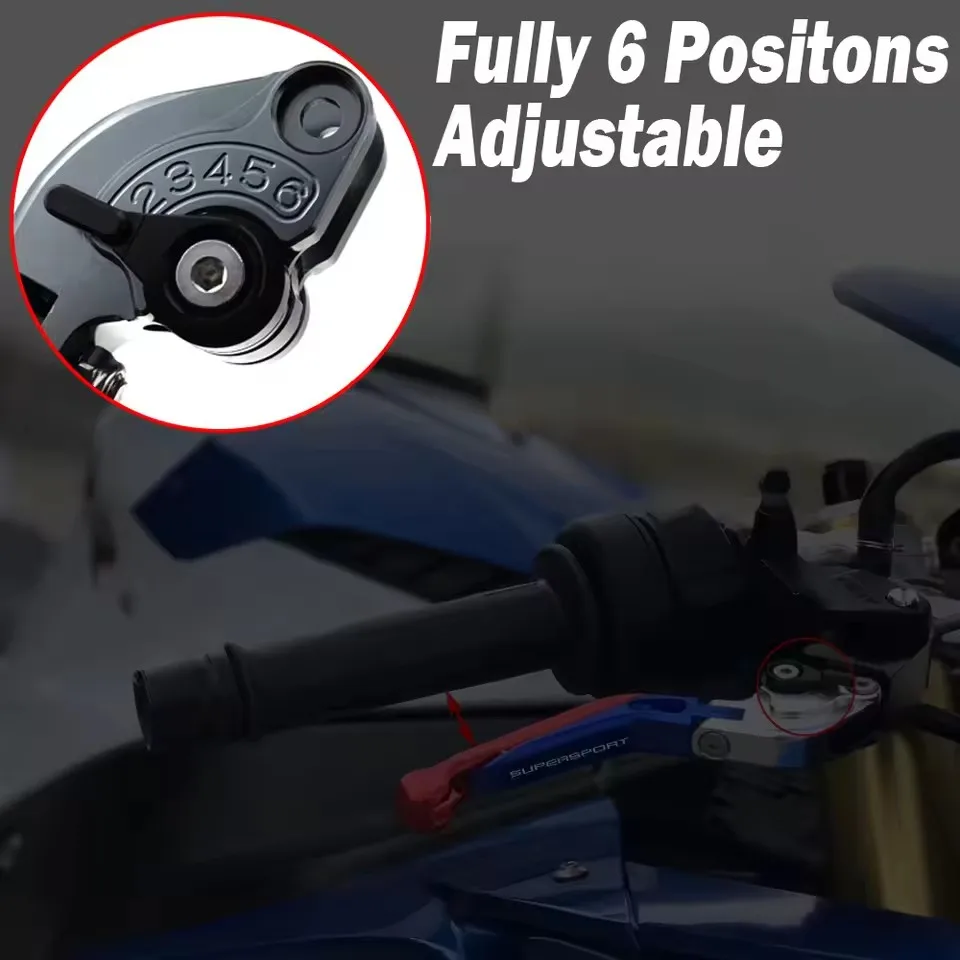 2021 2022 For Ducati Desert X Motorcycle Accessories CNC Adjustable Extendable Foldable Brake Clutch Levers