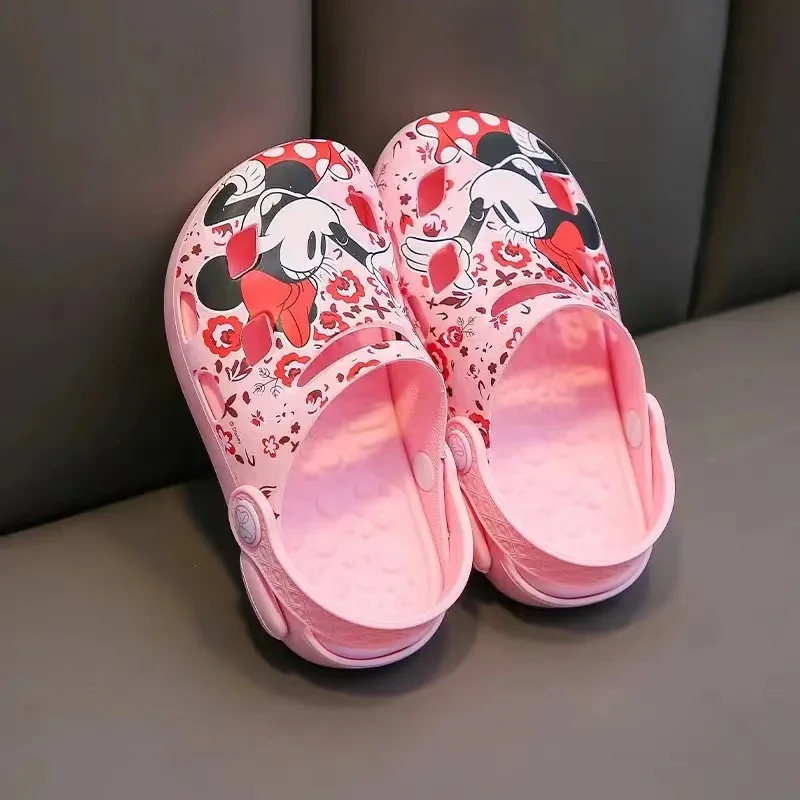 Sandali estivi per bambini Baby Boy Girl Cartoon Minnie Mouse Spiderman Cars pantofole Kids Home Indoor Toddler Sport Beach Shoes