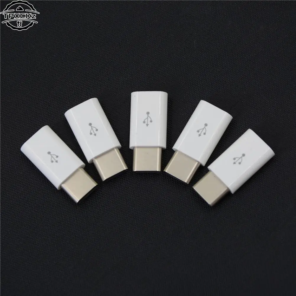 5pcs/lot USB 3.1 Type-C Male Connector to Micro USB 2.0 5Pin Female Data Adapter Converter USB Type C Adapter Best Price