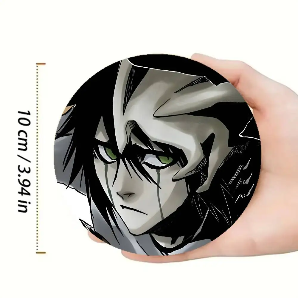 U-Ulquiorra Cifer B-BLEACH Heat-Resistant Pine Coasters Lightweight Sturdy for All Drinkware Easy to Clean 3