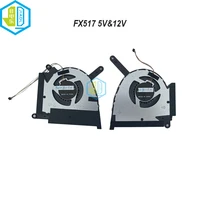 Ventilador de refrigeración GPU para CPU de ordenador portátil, para ASUS TUF Dash F15 FX517 ZM ZC FX517ZE FX517ZR RTX3070 3050 13NR0990T01021 13NR0950P02011 5V y 12V