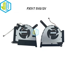 Ventilateur de refroidissement pour ordinateur portable, pour ASUS TUF Dash F15 FX517 ZM ZC FX517reflets FX517ZR RTX3070 3050 13NR0990T01021 13NR0950P02011 5V et 12V