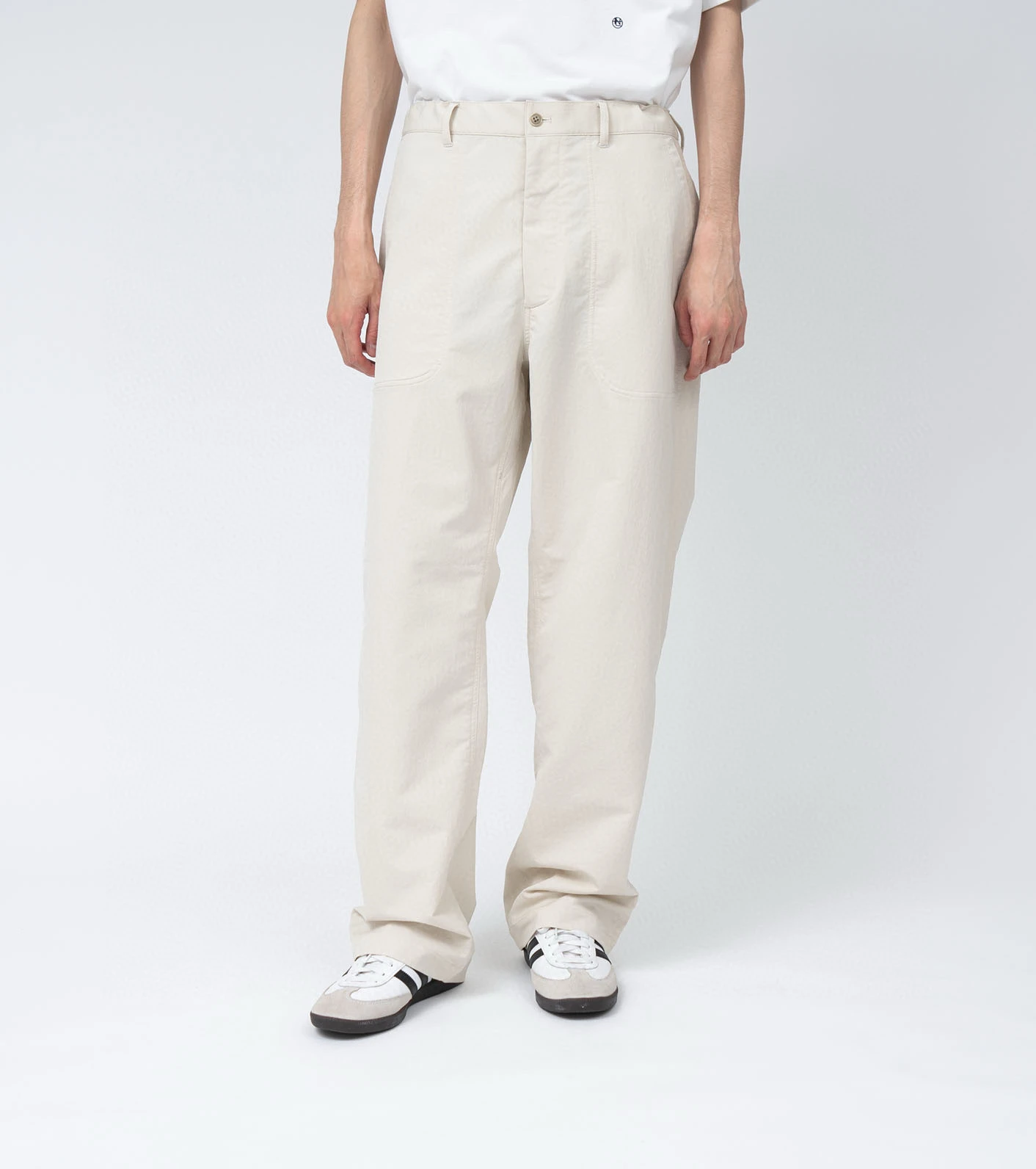NANAMICA 25SS ALPHADRY Utility Pants Прямые эластичные быстросохнущие повседневные брюки S25SC049